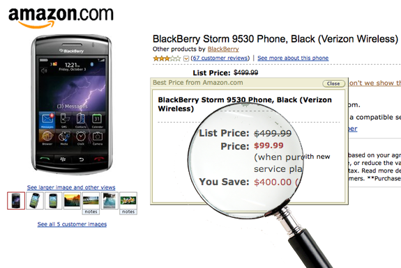 BlackBerry Storm at a Discount