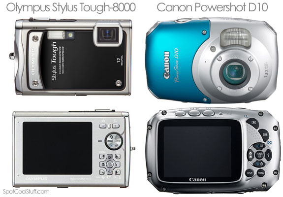 waterproof camera case gadget travel gadgets canon digital camera reviews  Two Waterproof Ultra Compact Cameras Splash Off