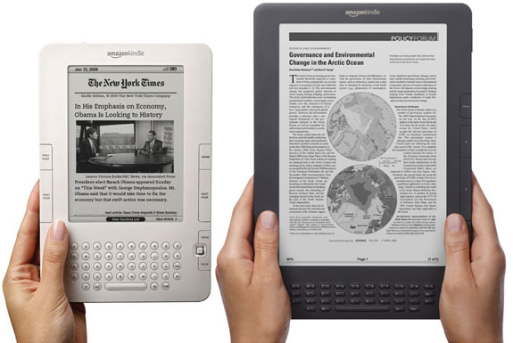 The Kindle 2 vs the new Graphite Kindle DX