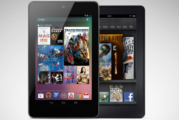 The Google Nexus 7 vs Kindle Fire